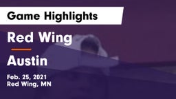 Red Wing  vs Austin  Game Highlights - Feb. 25, 2021