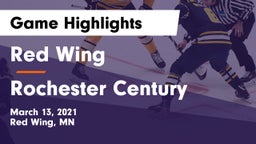 Red Wing  vs Rochester Century  Game Highlights - March 13, 2021