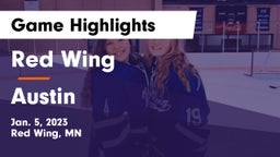 Red Wing  vs Austin  Game Highlights - Jan. 5, 2023
