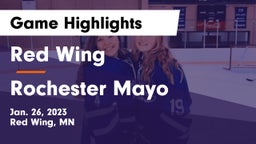 Red Wing  vs Rochester Mayo  Game Highlights - Jan. 26, 2023