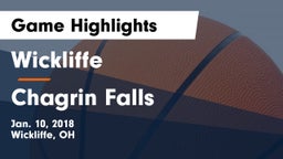 Wickliffe  vs Chagrin Falls  Game Highlights - Jan. 10, 2018