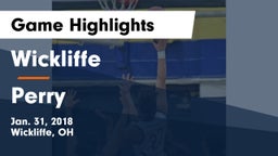 Wickliffe  vs Perry  Game Highlights - Jan. 31, 2018
