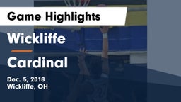 Wickliffe  vs Cardinal  Game Highlights - Dec. 5, 2018