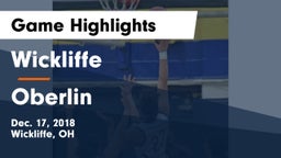 Wickliffe  vs Oberlin  Game Highlights - Dec. 17, 2018
