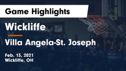 Wickliffe  vs Villa Angela-St. Joseph  Game Highlights - Feb. 13, 2021