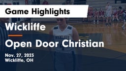 Wickliffe  vs Open Door Christian  Game Highlights - Nov. 27, 2023