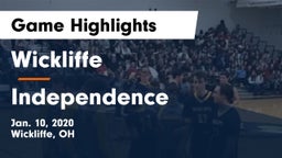 Wickliffe  vs Independence  Game Highlights - Jan. 10, 2020