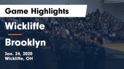 Wickliffe  vs Brooklyn  Game Highlights - Jan. 24, 2020