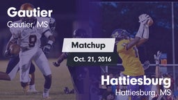 Matchup: Gautier  vs. Hattiesburg  2016
