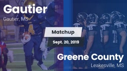 Matchup: Gautier  vs. Greene County  2019