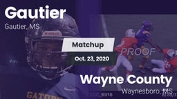 Matchup: Gautier  vs. Wayne County  2020