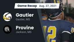 Recap: Gautier  vs. Provine  2021