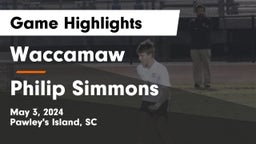 Waccamaw  vs Philip Simmons  Game Highlights - May 3, 2024