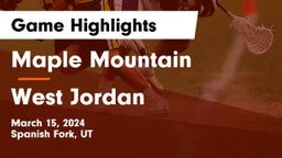 Maple Mountain  vs West Jordan  Game Highlights - March 15, 2024