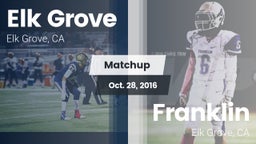 Matchup: Elk Grove High vs. Franklin  2016