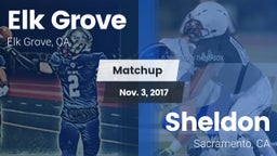 Matchup: Elk Grove High vs. Sheldon  2017