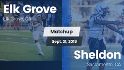 Matchup: Elk Grove High vs. Sheldon  2018