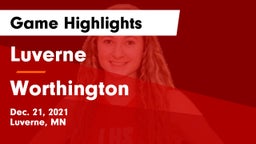 Luverne  vs Worthington  Game Highlights - Dec. 21, 2021