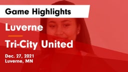 Luverne  vs Tri-City United  Game Highlights - Dec. 27, 2021