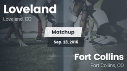 Matchup: Loveland  vs. Fort Collins  2016