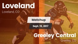Matchup: Loveland  vs. Greeley Central  2017