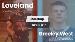 Matchup: Loveland  vs. Greeley West  2017