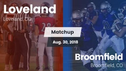 Matchup: Loveland  vs. Broomfield  2018