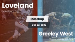 Matchup: Loveland  vs. Greeley West  2020