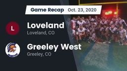 Recap: Loveland  vs. Greeley West  2020