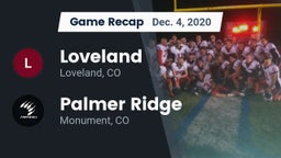 Recap: Loveland  vs. Palmer Ridge  2020