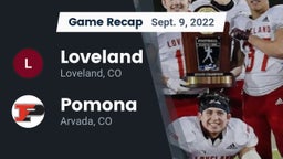 Recap: Loveland  vs. Pomona  2022