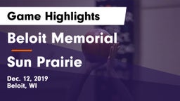 Beloit Memorial  vs Sun Prairie Game Highlights - Dec. 12, 2019