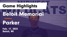 Beloit Memorial  vs Parker  Game Highlights - Feb. 17, 2023