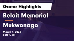 Beloit Memorial  vs Mukwonago  Game Highlights - March 1, 2024
