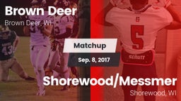 Matchup: Brown Deer High vs. Shorewood/Messmer  2017