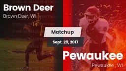 Matchup: Brown Deer High vs. Pewaukee  2017