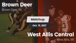 Matchup: Brown Deer High vs. West Allis Central  2017