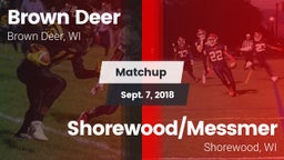 Matchup: Brown Deer High vs. Shorewood/Messmer  2018