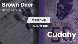 Matchup: Brown Deer High vs. Cudahy  2018