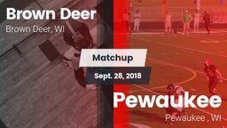 Matchup: Brown Deer High vs. Pewaukee  2018