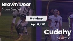 Matchup: Brown Deer High vs. Cudahy  2019