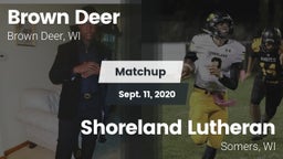 Matchup: Brown Deer High vs. Shoreland Lutheran  2020