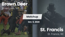 Matchup: Brown Deer High vs. St. Francis  2020