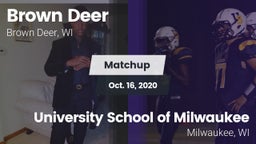 Matchup: Brown Deer High vs. University School of Milwaukee 2020