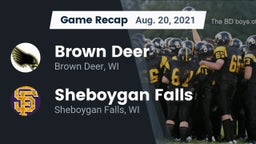 Recap: Brown Deer  vs. Sheboygan Falls  2021