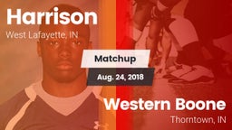 Matchup: Harrison  vs. Western Boone  2018