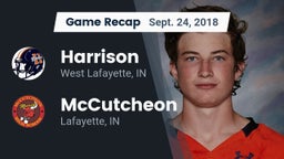 Recap: Harrison  vs. McCutcheon  2018