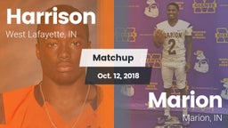 Matchup: Harrison  vs. Marion  2018