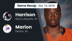 Recap: Harrison  vs. Marion  2018