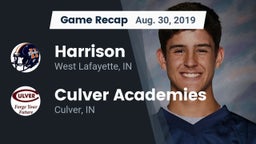 Recap: Harrison  vs. Culver Academies 2019